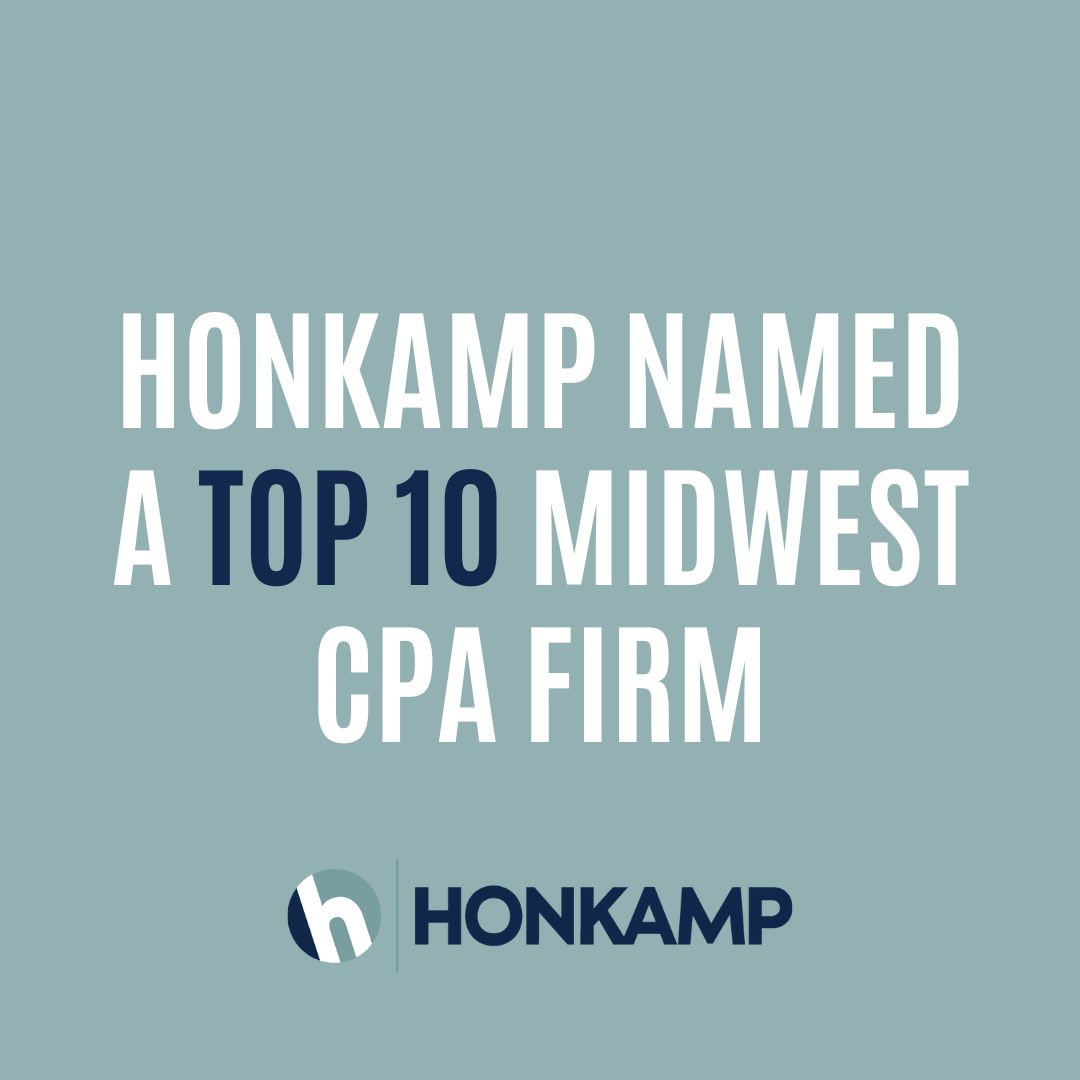 Honkamp named a Top 10 Midwest CPA firm