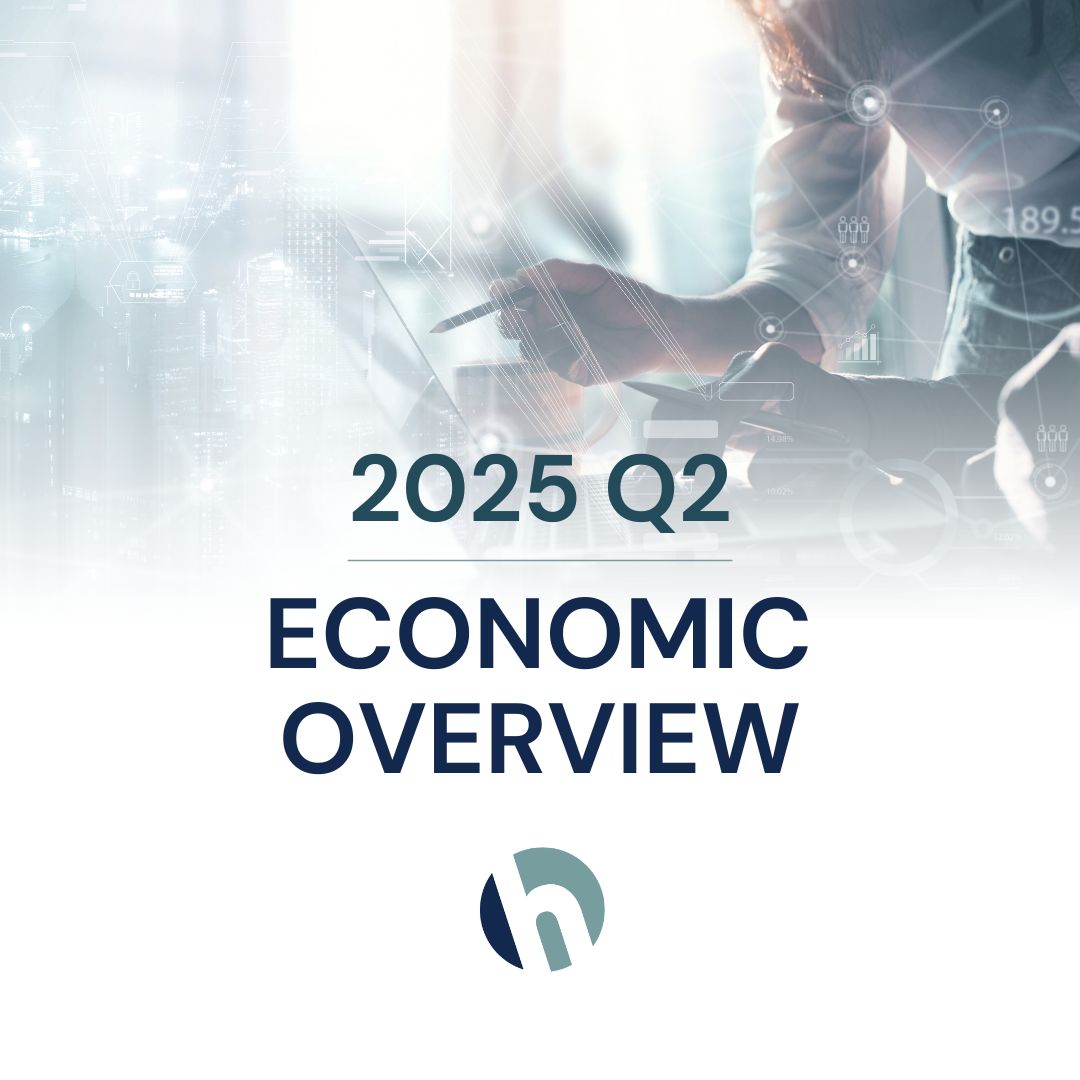 Overtop an image of people looking at a laptop with digital interconnected lines over it, text reads 