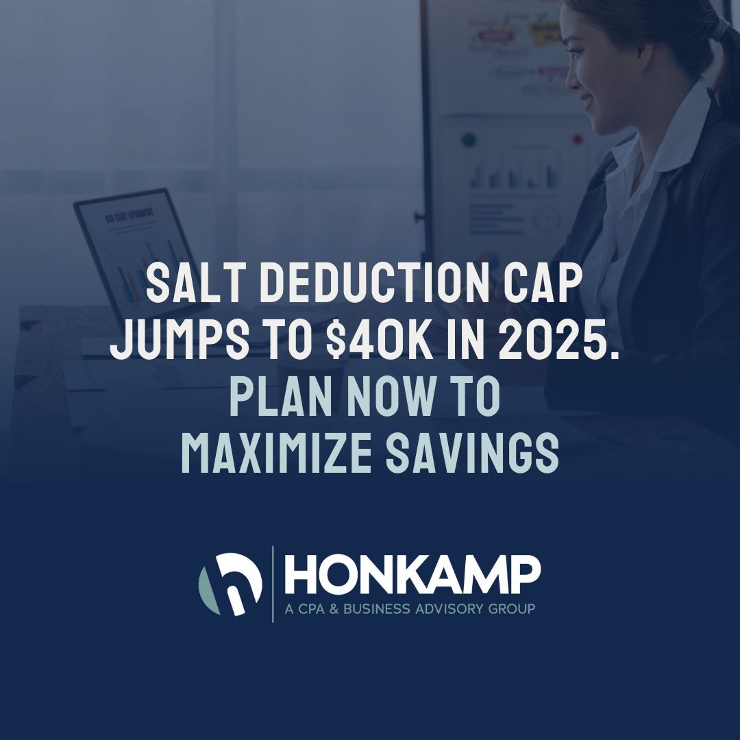 Overtop an image of a woman using a laptop, text reads 